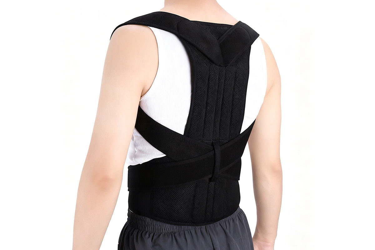 Adjustable Posture Corrector Full Back Shoulder Support Brace for Adults