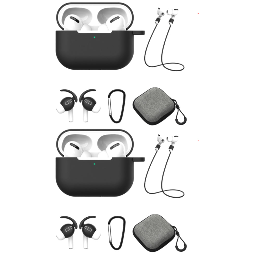2Pcs Silicone Case Cover Accessories Kits For AirPods Pro Earphone
