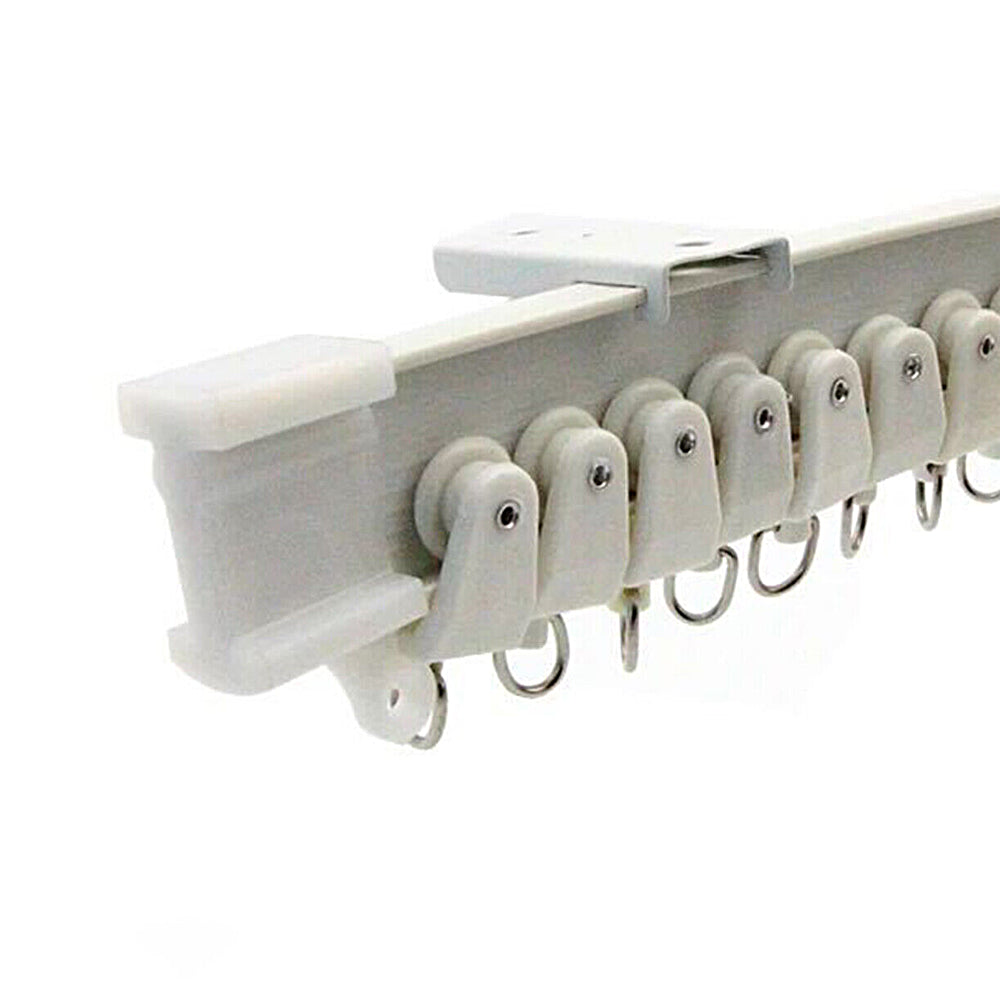 5m Heavy Duty Curtain Rail Track Set Flexible Rail Window Curtain Track