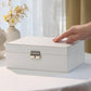 Jewellery Organiser Case Box Holder Storage Earring Ring Display with Lock and Key