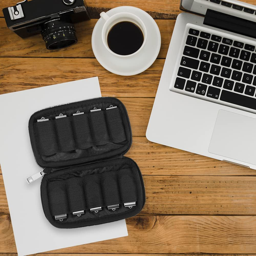 2Pcs USB Flash Drive Storage Case USB Holder Organizer Pouch USB Case