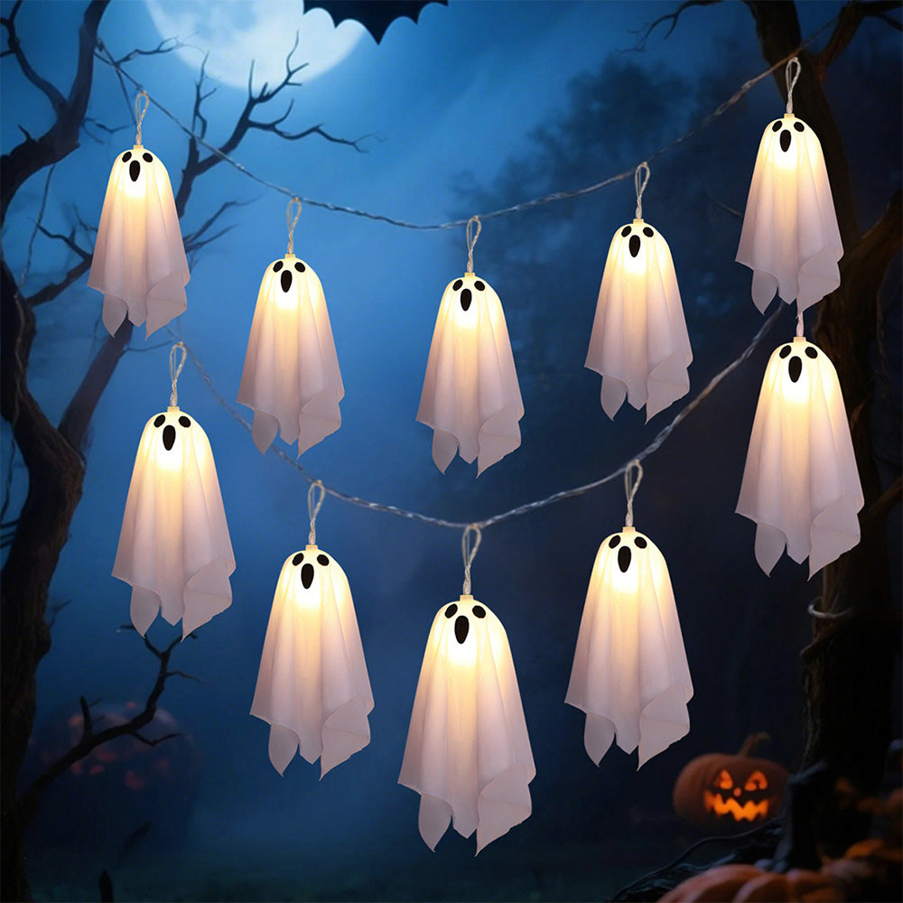 275cm Halloween Warm White LED Hanging Light String with 8 Modes