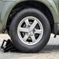 2 PCS Rubber Wheel Chocks Anti Slip Parking Wheel Chocks for Cars SUV Trucks