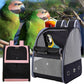 Pet Bird Carrier Backpack with Standing Perch