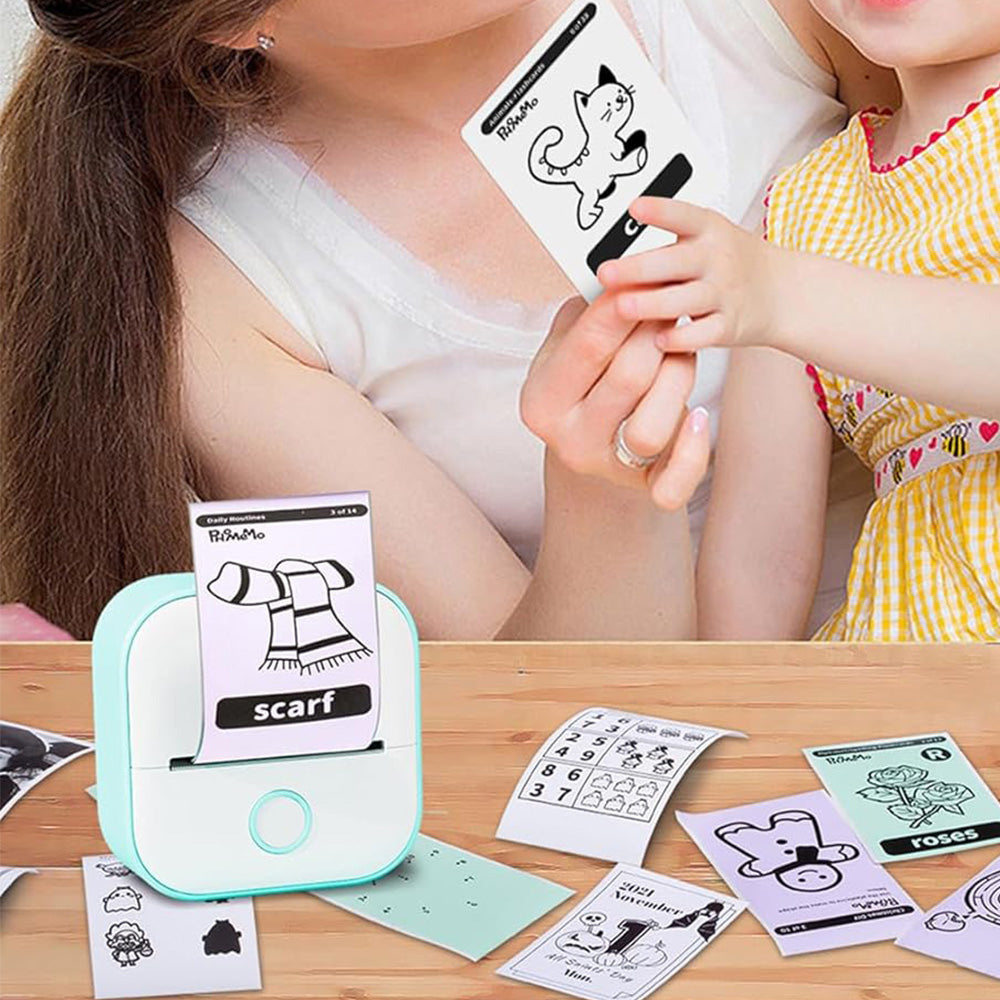 Mini Pocket Thermal Portable Sticker Printer Bluetooth Photo Printer