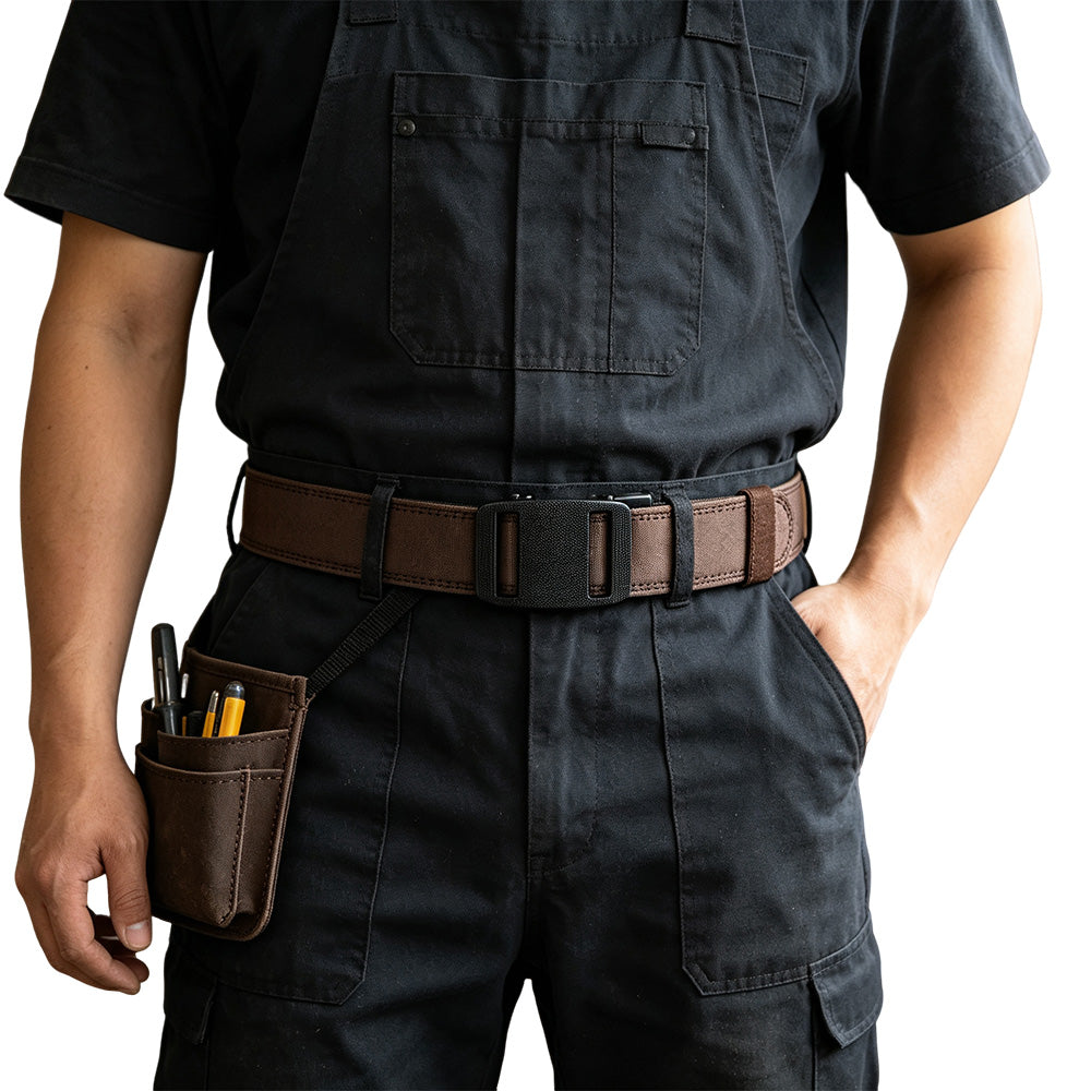 Double Layer Thickened Tactical Belt with Automatic Buckle