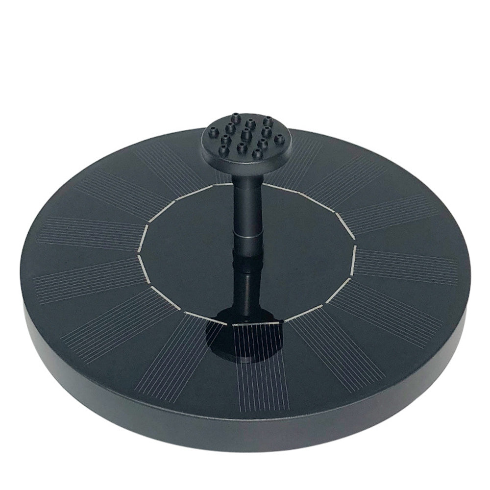 Solar Powered Bird Bath Fountains Upgrade 1.5W with 6 Nozzle Water Feature