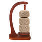 Yarn Holder for Crocheting and Knitting Wooden Yarn Spinner