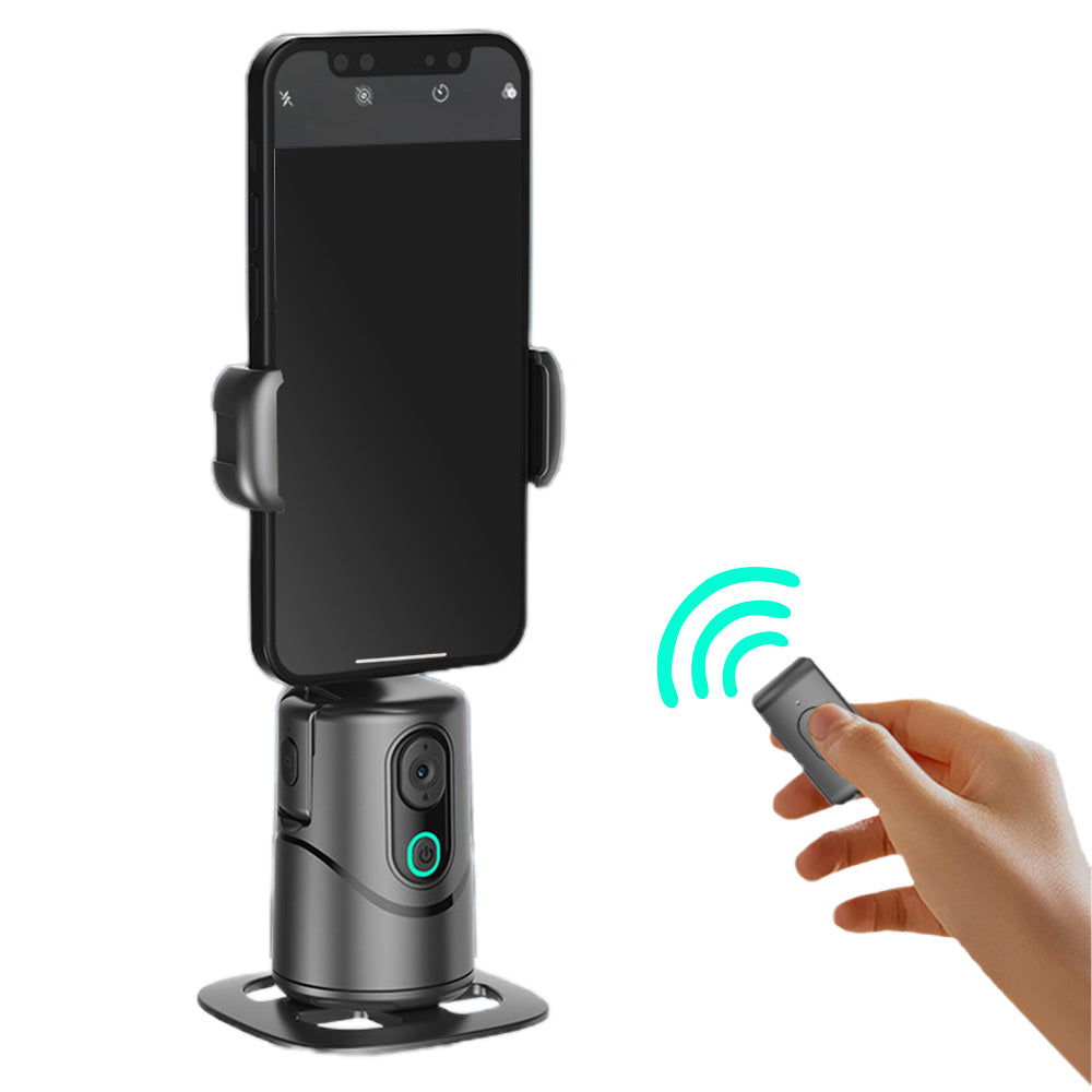 Auto Face Tracking Tripod Phone Stand with Remote Gesture Control for TikTok
