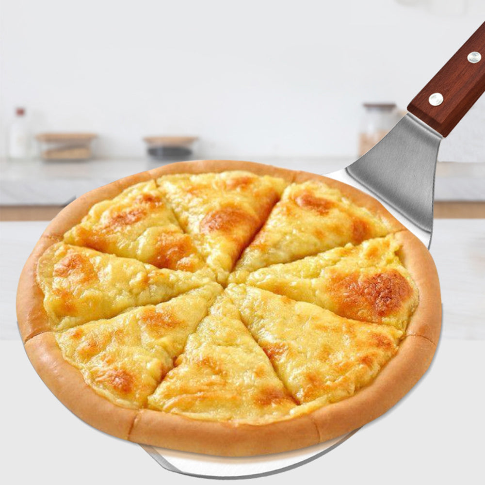 Pizza Shovel Spatula Peel Cake Stainless Steel Lifter Paddle Pancake Baking Tray