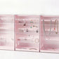 2-Tier Jewelry Organizer with Pull Out Drawer Earring Storage Box Display Case for Earrings Necklace Rings Studs