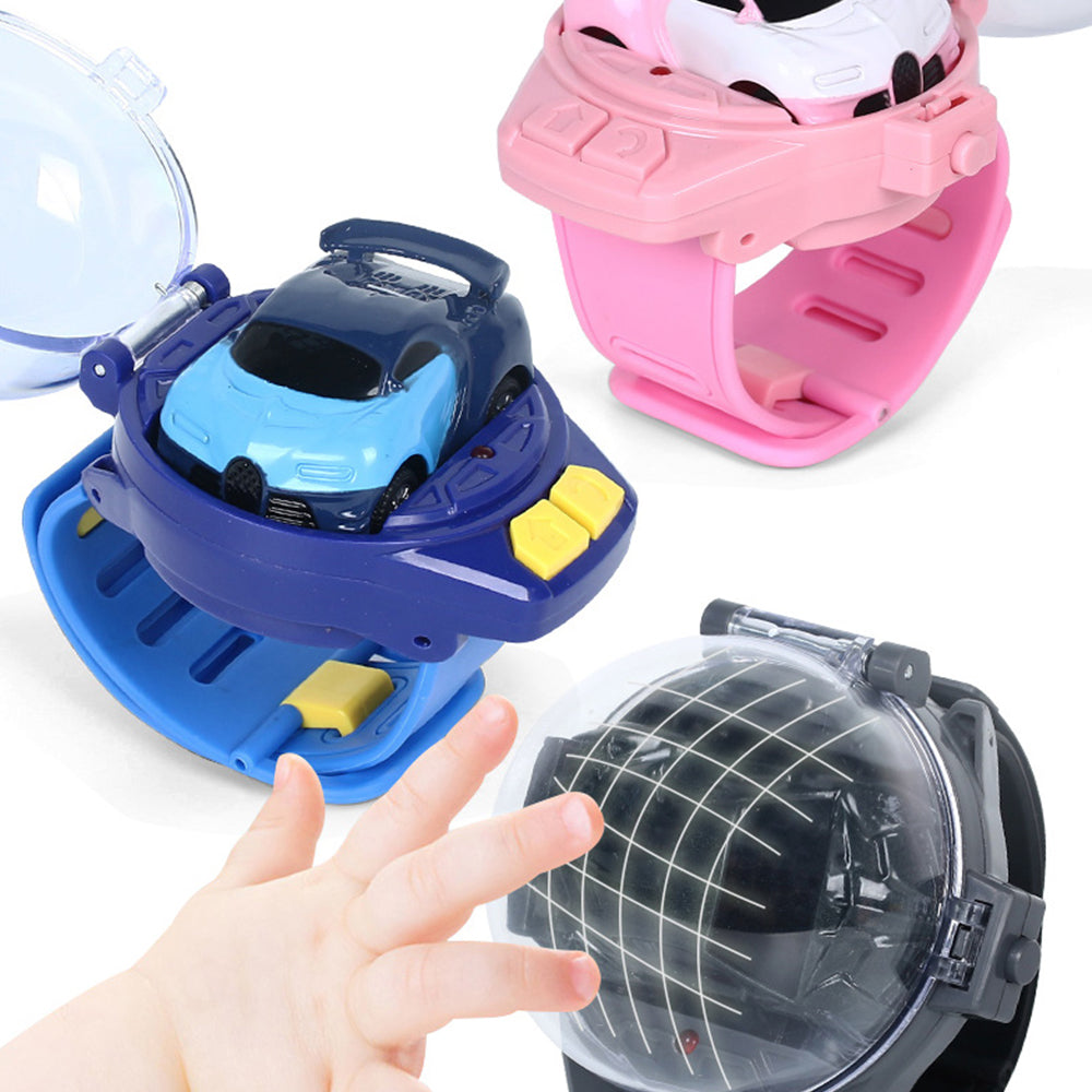 2.4GHz Rechargeable Mini Watch Remote Control Car Wearable Watch RC Car Toy For Kids