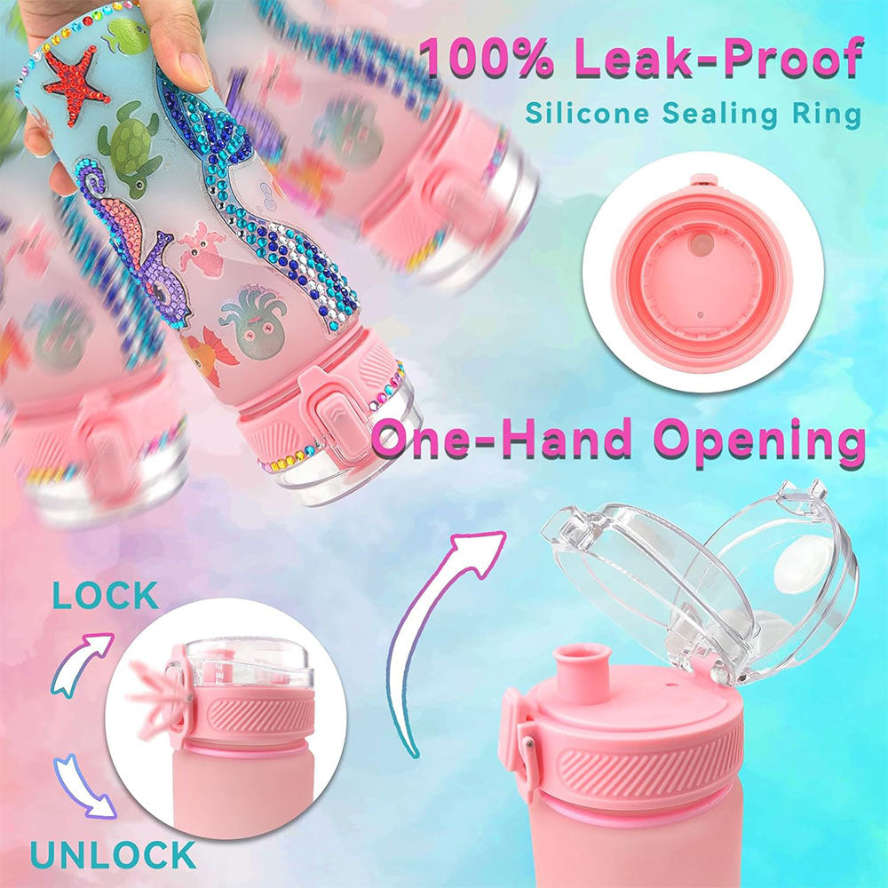 DIY Water Bottle with Stickers Attractive Decorate Your Own Water Bottle Kit