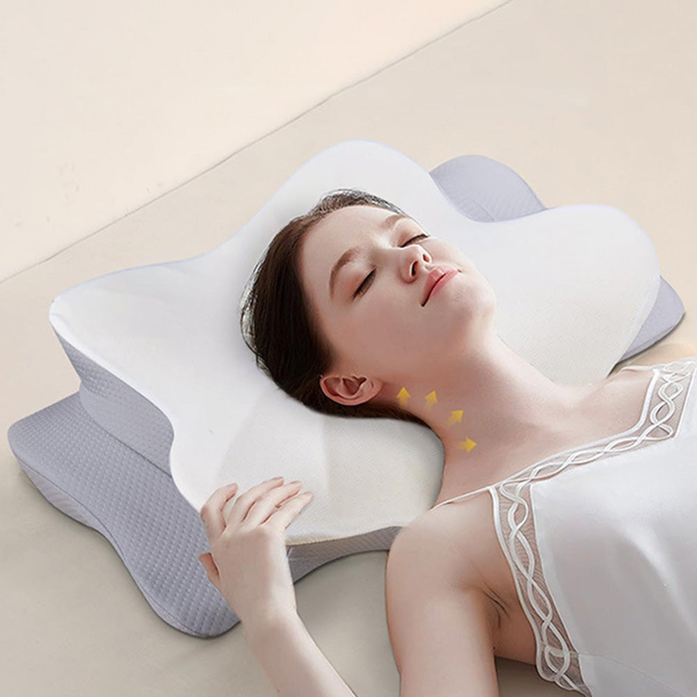Neck Pillow Memory Foam Pillow for Cervical Side Back Stomach Sleeper