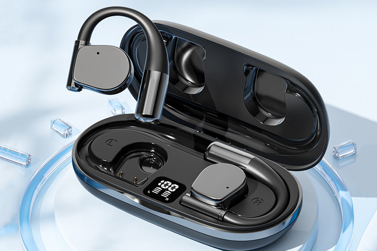 AI Translation Earbuds Real Time 140 Languages Open Ear Earbuds for Travel Business