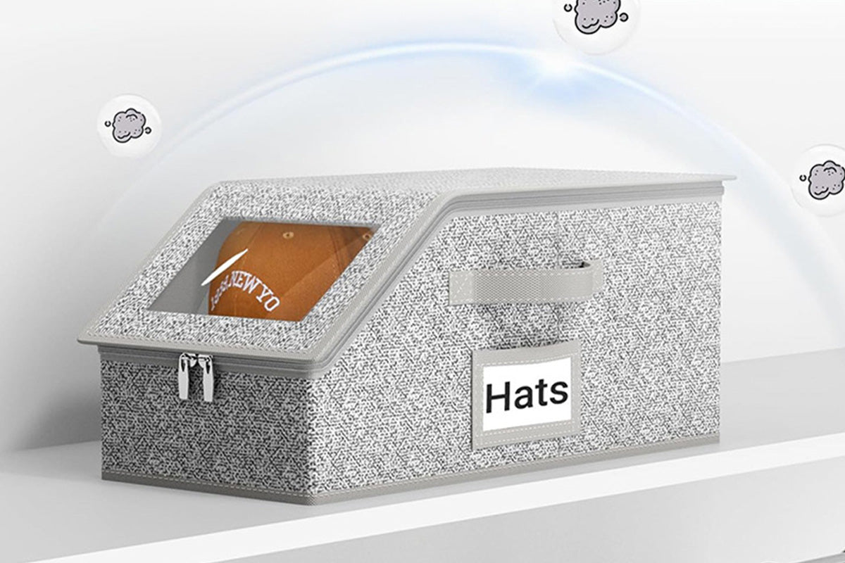 Stackable Hat Storage for Baseball Caps Hat Organizer Holds up to 12 Caps