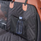 132x158cm Water-Resistant Hard Bottom Back Vehicle Seat Extending Cover for Dogs