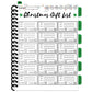 Christmas Planner Holiday Season Organizer Notebook Simple Christmas to Do Planner