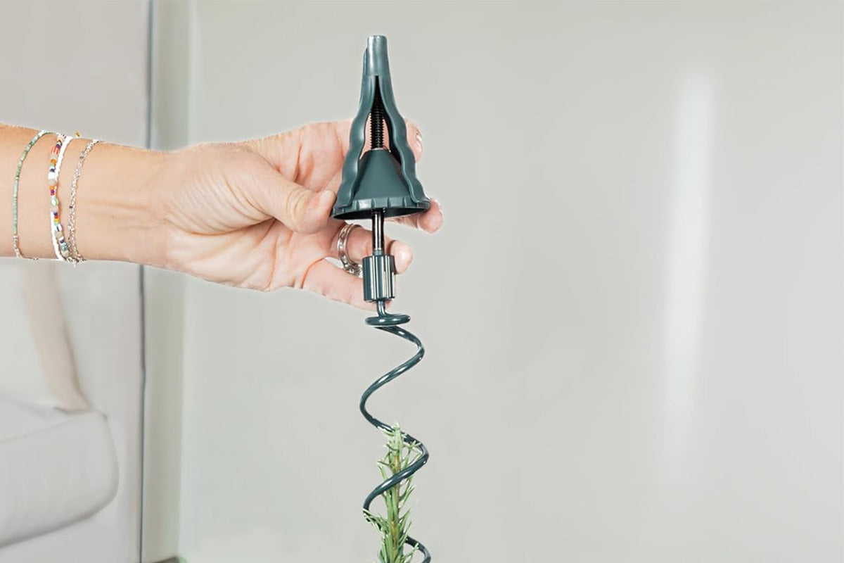 Twist-On Christmas Tree Topper Holder Stabilizing Support