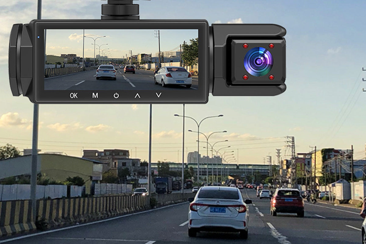 3 in 1 Dash Cam Mini Dash Camera for Cars with Night Vision and Loop Recording