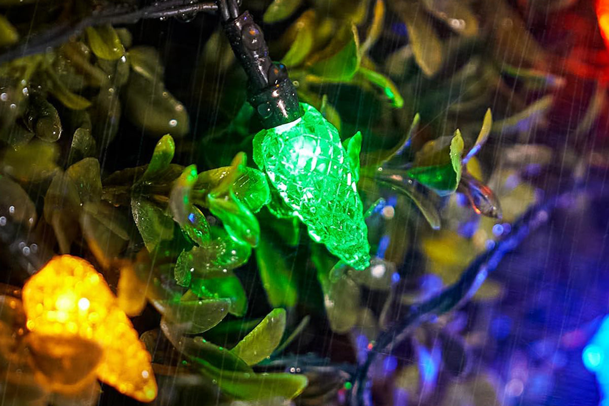 7M Solar Strawberry String Lights Waterproof Christmas Indoor Outdoor LED Holiday Decor