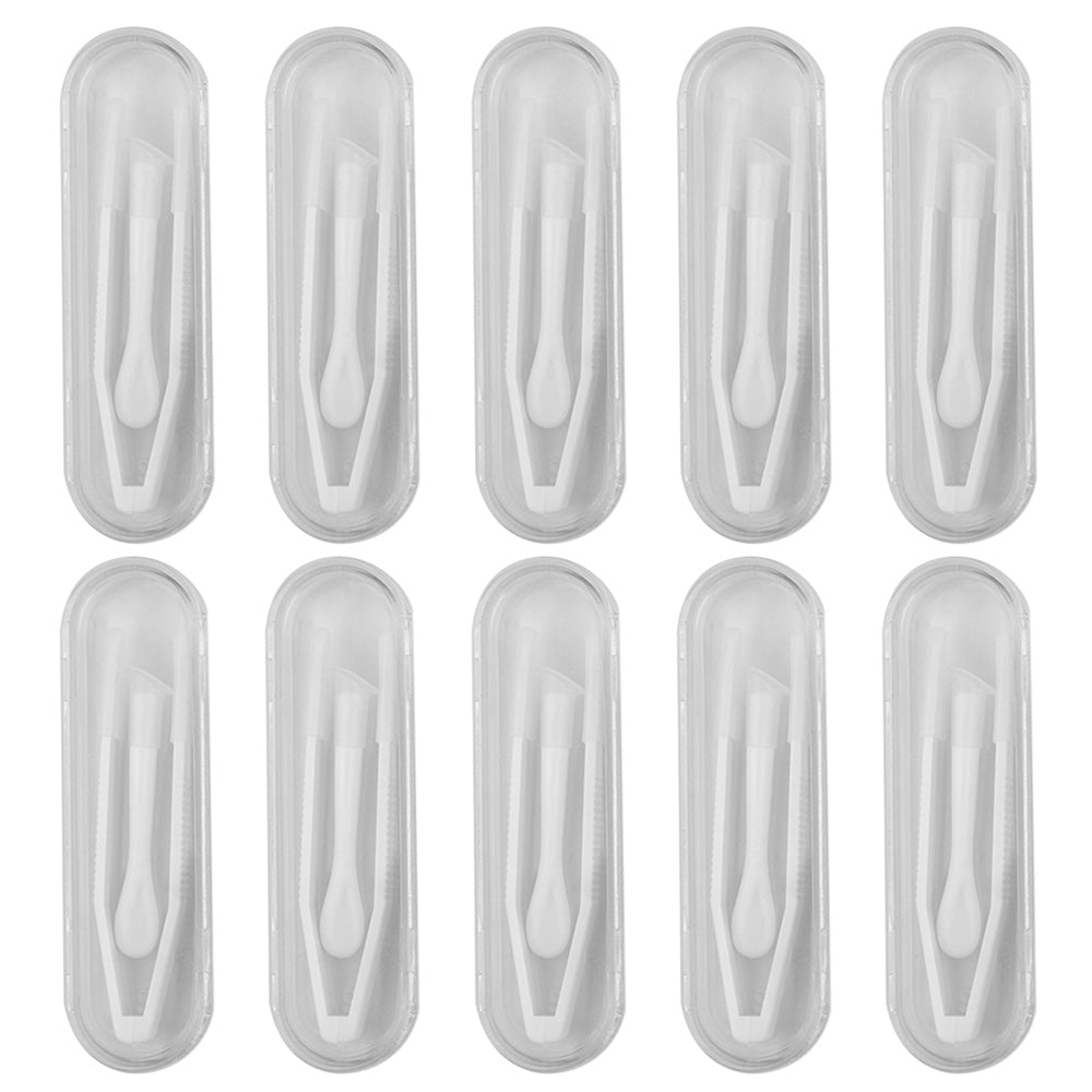Lens Tool Kit 10 Pack with Tweezers Applicator Remover and Storage Case