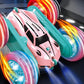 2.4 GHZ 4WD Double Sided RC Stunt Car 360 Degree Rotating Remote Control Crawler with Headlights