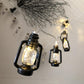 Battery Operated LED Black Retro Oil Lantern String Light