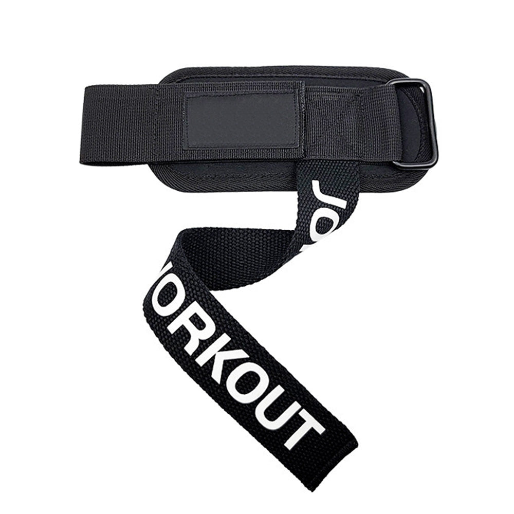 2PCS Weight Lifting Wrist Bar Straps Pull-up Support Strap Grip Strength Band