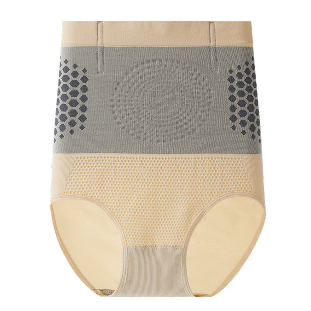 High Waist Shapewear Panty Seamless Postpartum Underwear-Beige