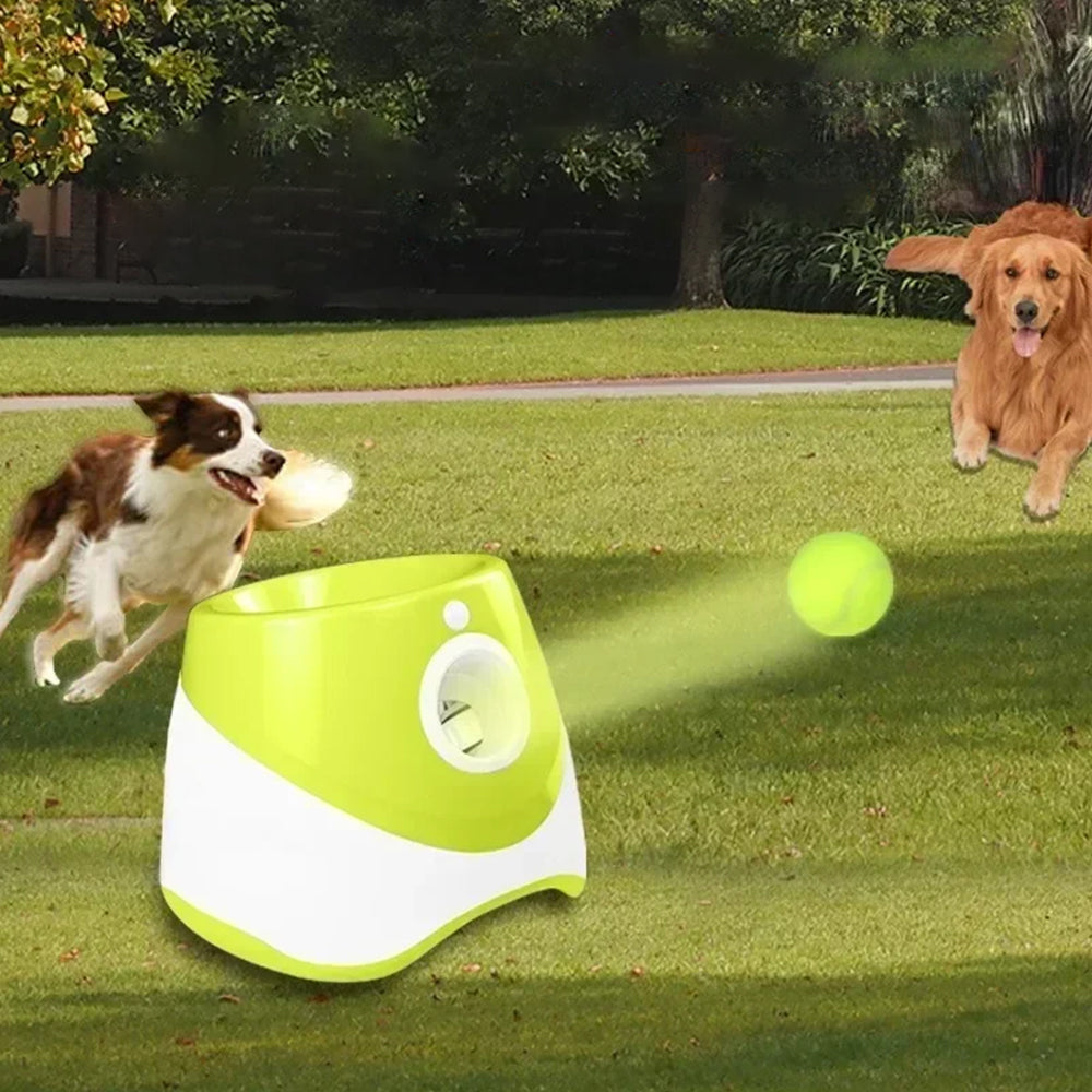 Pet Tennis Ball Toy Automatic Launcher Machine with 3 Balls