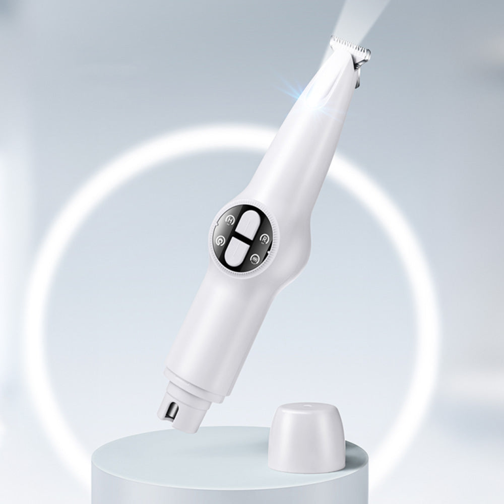 2 in 1 Pet Grooming Clippers with Nail Grinder and LED Display