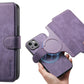 Magnetic Wallet Case for iPhone 17Series RFID Blocking Card Holder Phone Stand