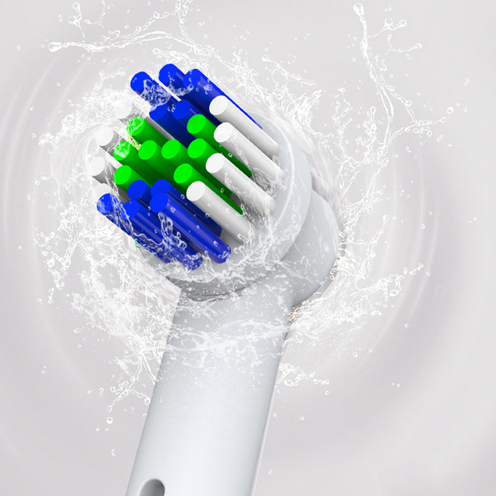 Electric Toothbrush with 5 Modes 8 Brush Heads Rechargeable 3D Rotation Toothbrush for Home Travel