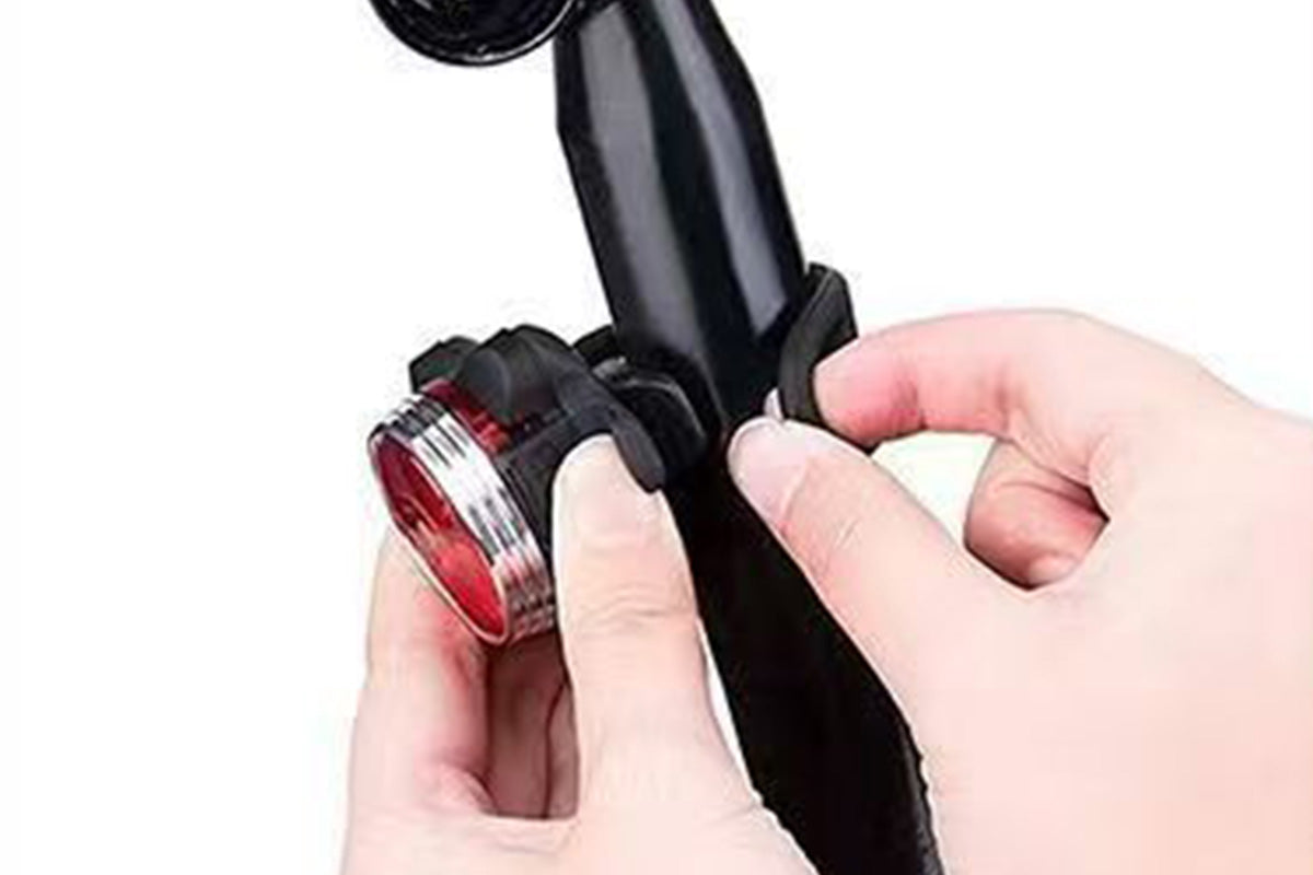 2Pcs USB Rechargeable Bike Lights Front and Rear LED Set
