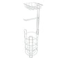 Freestanding Toilet Paper Holder with Storage Basket