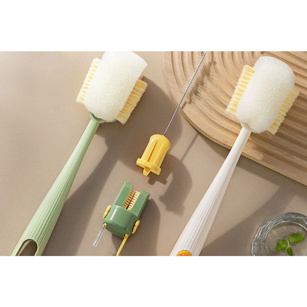 5-in-1 Multifunctional Cup Brush Water Bottle Cleaner for Thermos Mugs Bottles