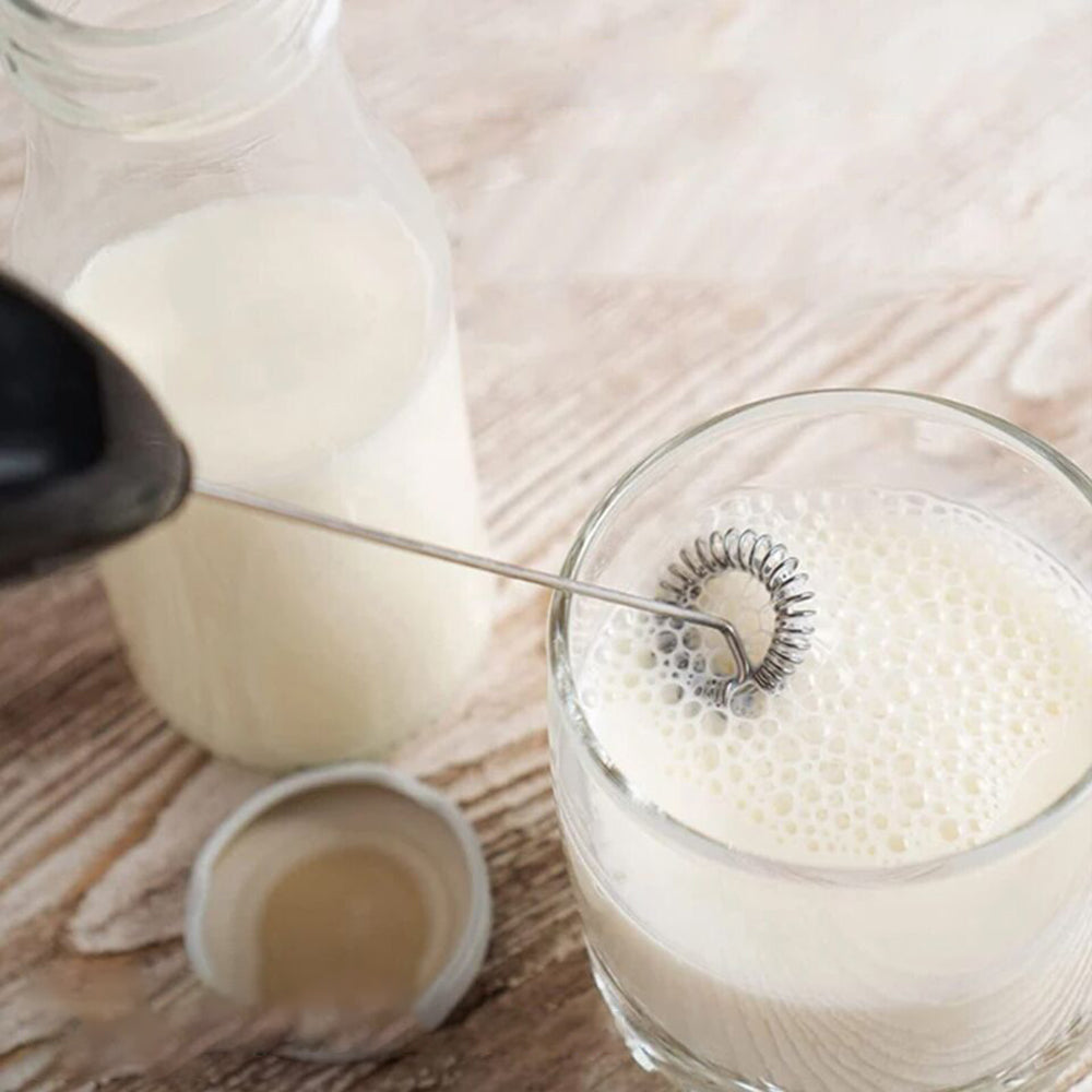 4Pcs Electric Mini Foamer Milk Frother Egg Mixer
