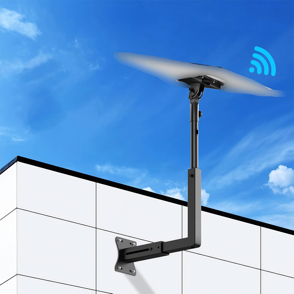 Telescopic Pole Mount Compact with Starlink Gen 3 V3 Adjustable Starlink Mounting Kit for Home