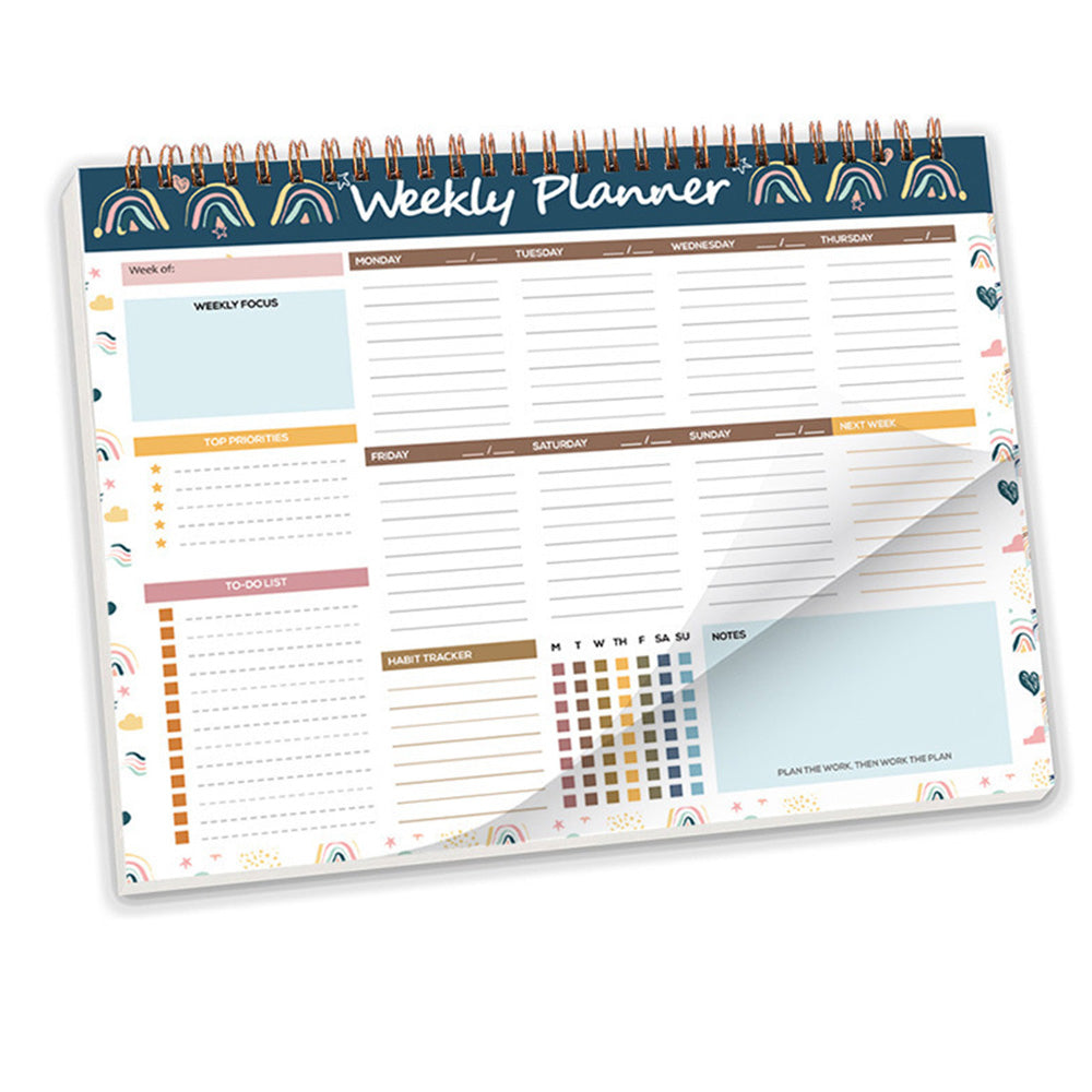 Weekly To Do List Notepad Undated Planner With 52 Sheets Weekly Planner