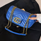 Quilted Gucci Inspired Gold Chain Shoulder Bag for Women