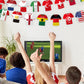 Soccer Jersey Bunting Flags – 49 Country Designs Football Party Decoration