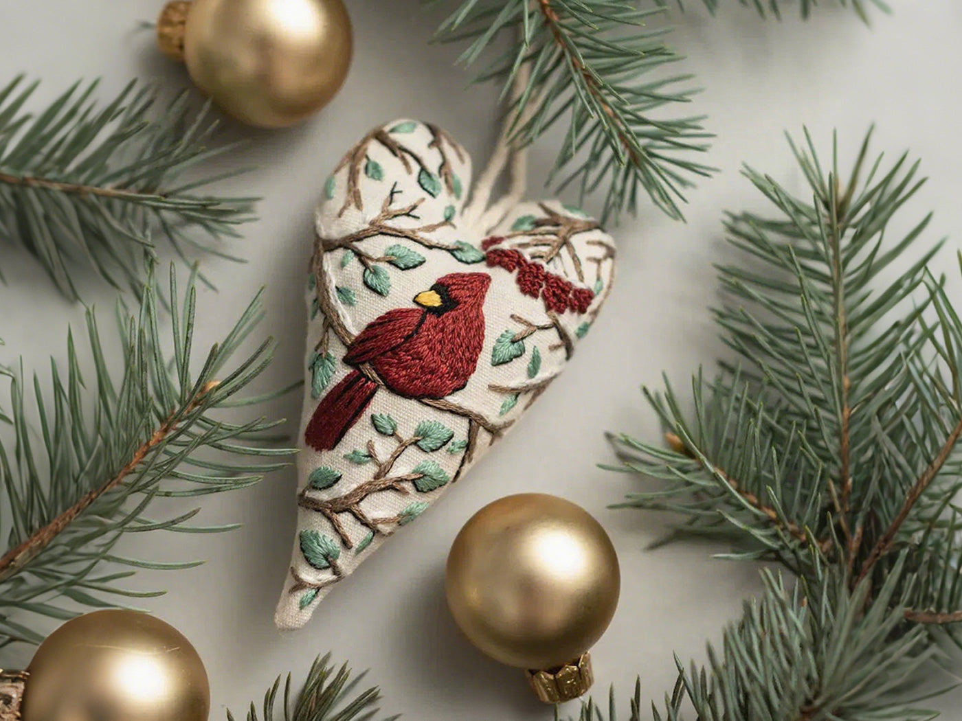 DIY Embroidery Christmas Ornament Kits Christmas Tree Hanging Ornament