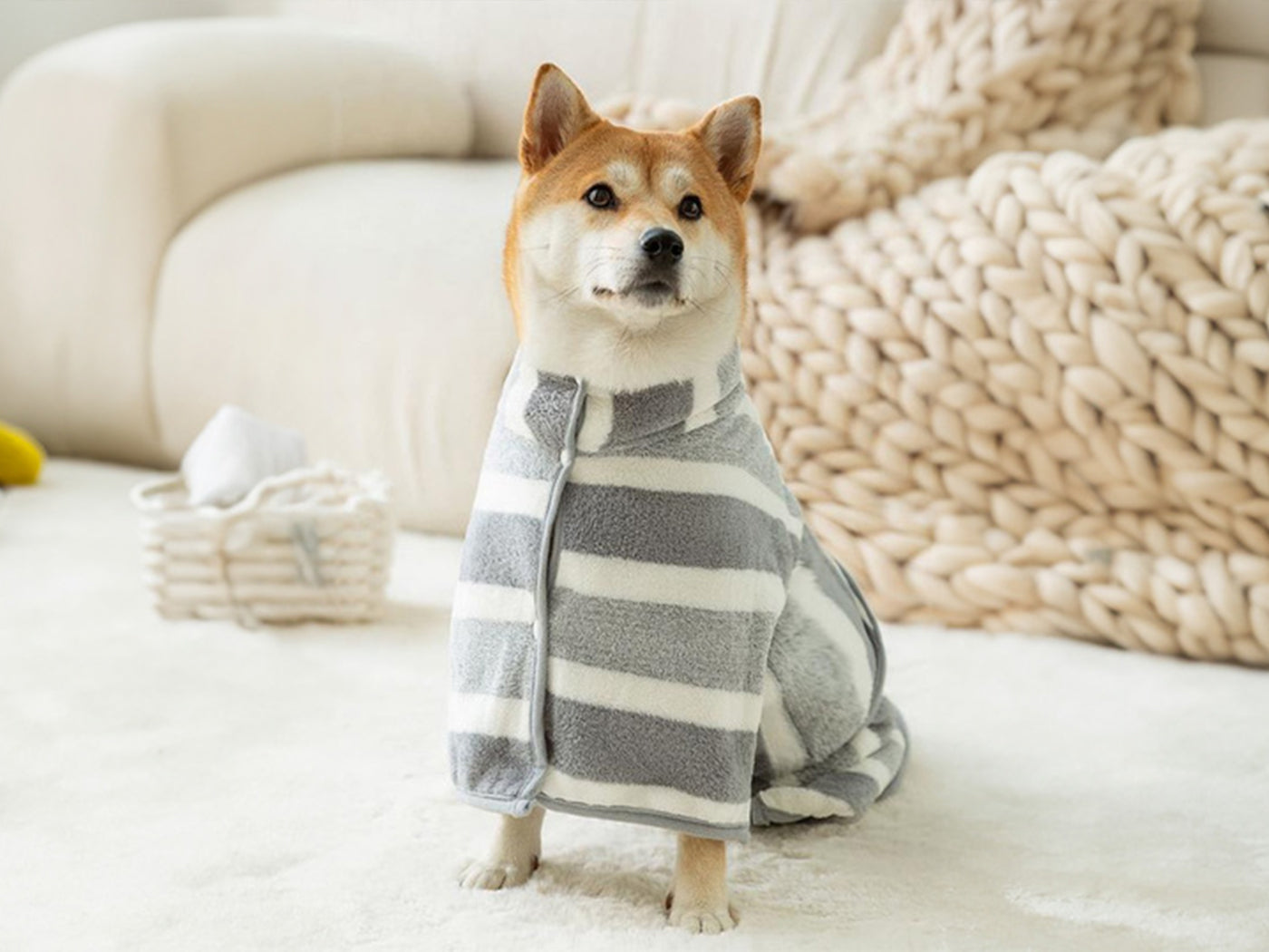 Fast Drying Absorbent Pet Bathrobe Towel
