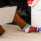12 Pairs Christmas Sock Advent Calendar Blind Box 24 Days Countdown Calendar