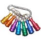 7Pcs Socket Drill Bit Holder 1/4 Inch Keychain Extension Bar Hex Screwdriver Bits Holder