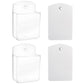 Two Piece Wall Mounted Remote Holder Set