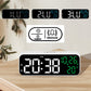 LED Digital Clock with Temperature Humidity Display for Bedroom