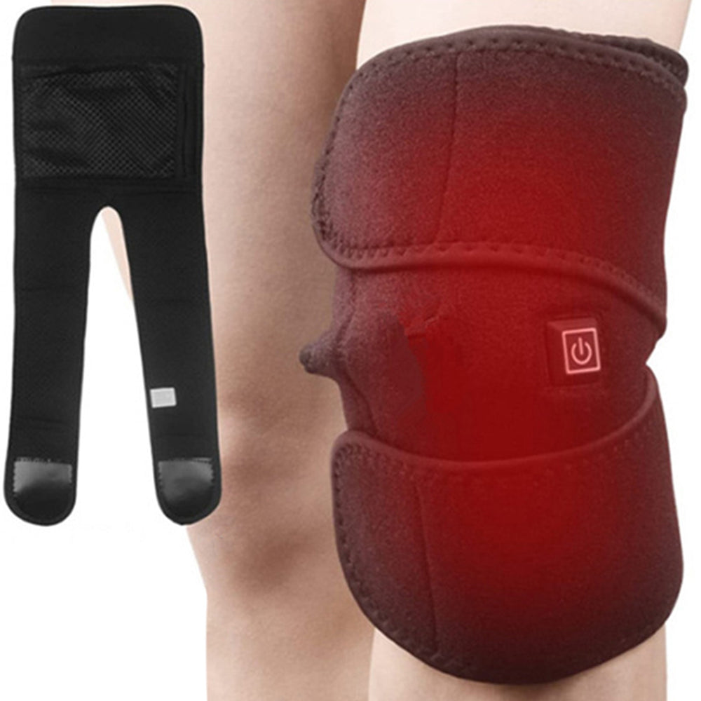 Heated Shoulder and Knee Brace with USB and Adjustable Strap