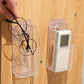 3 Pack Clear Remote Control Holder Wall Mount Organizer for TV AC Phone Glasses